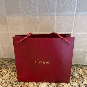 Cartier shopping bag